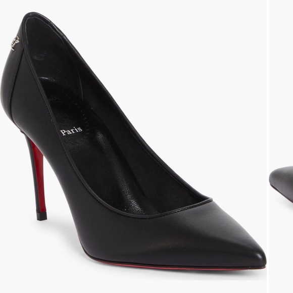 Christian Louboutin Sporty Kate Black Heels - Picture 2 of 4